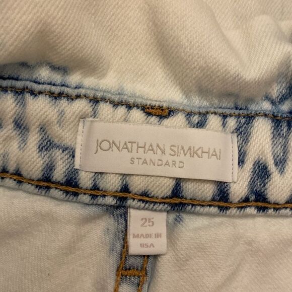 Jonathan  Simkhai acid wash Jeans with High-Waisted Fit, size 25 - Picture 15 of 16